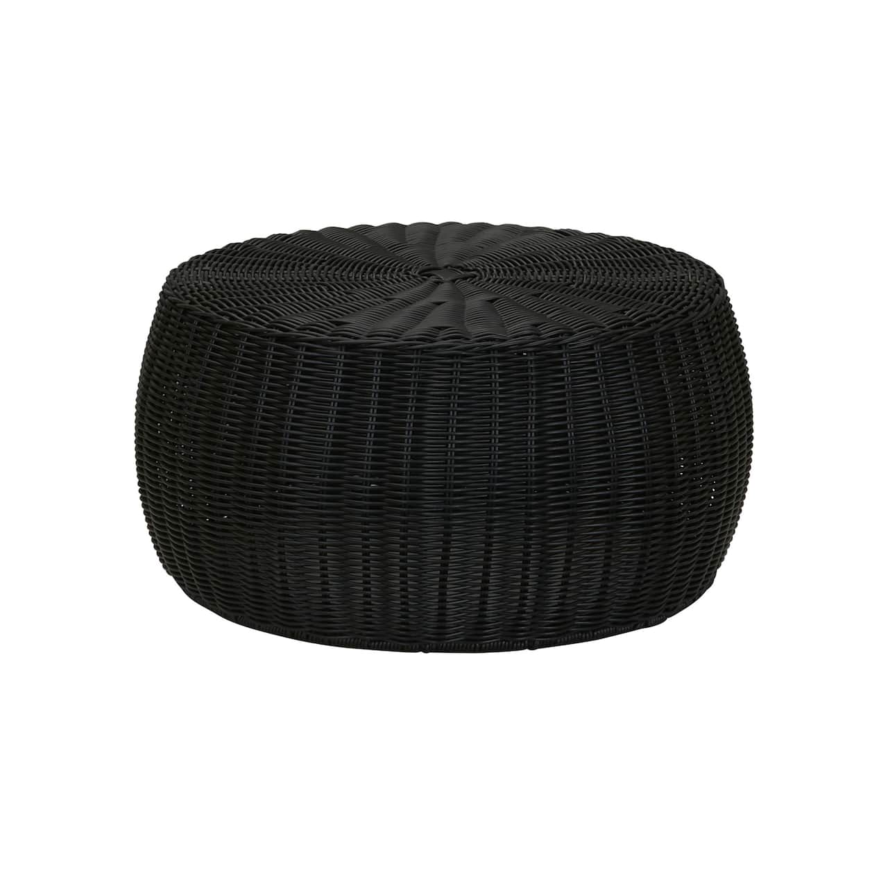 Household Essentials 9" Woven Storage Ottoman